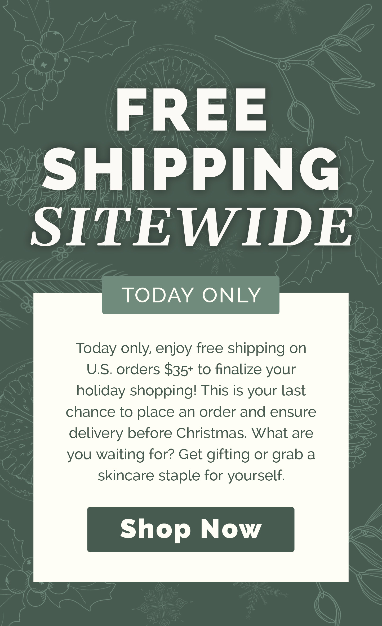 Free Shipping On Orders $35+