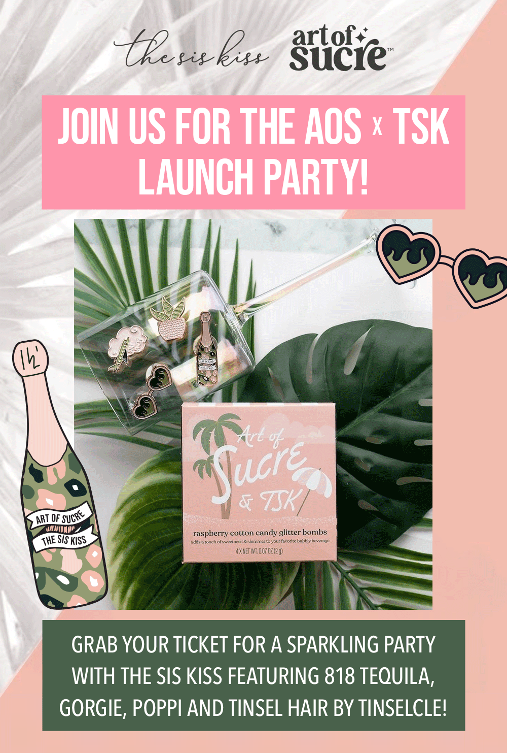 RSVP NOW! Art of Sucre x The Sis Kiss Launch Party 🥂 The Sis Kiss