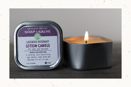 15% Off Lavender Rosemary Lotion Candle