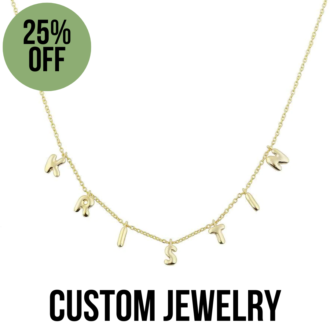 25% Off Custom Jewelry